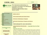 International Workshop on Innovative Simulation for Healthcare 2012