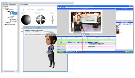 Avatars scripting for e-learning contents