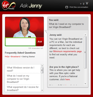 Virgin Media's Ask Jenny