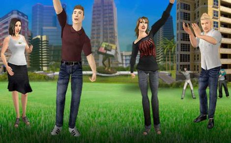 Virtual People from virtual world Kaneva